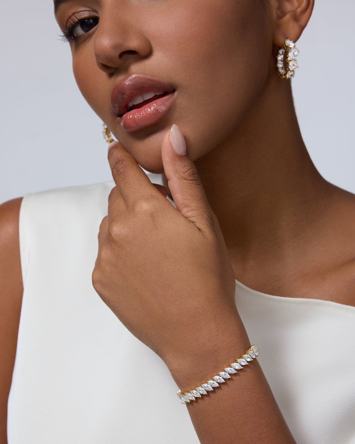 Marquise Cut Tennis Bracelet