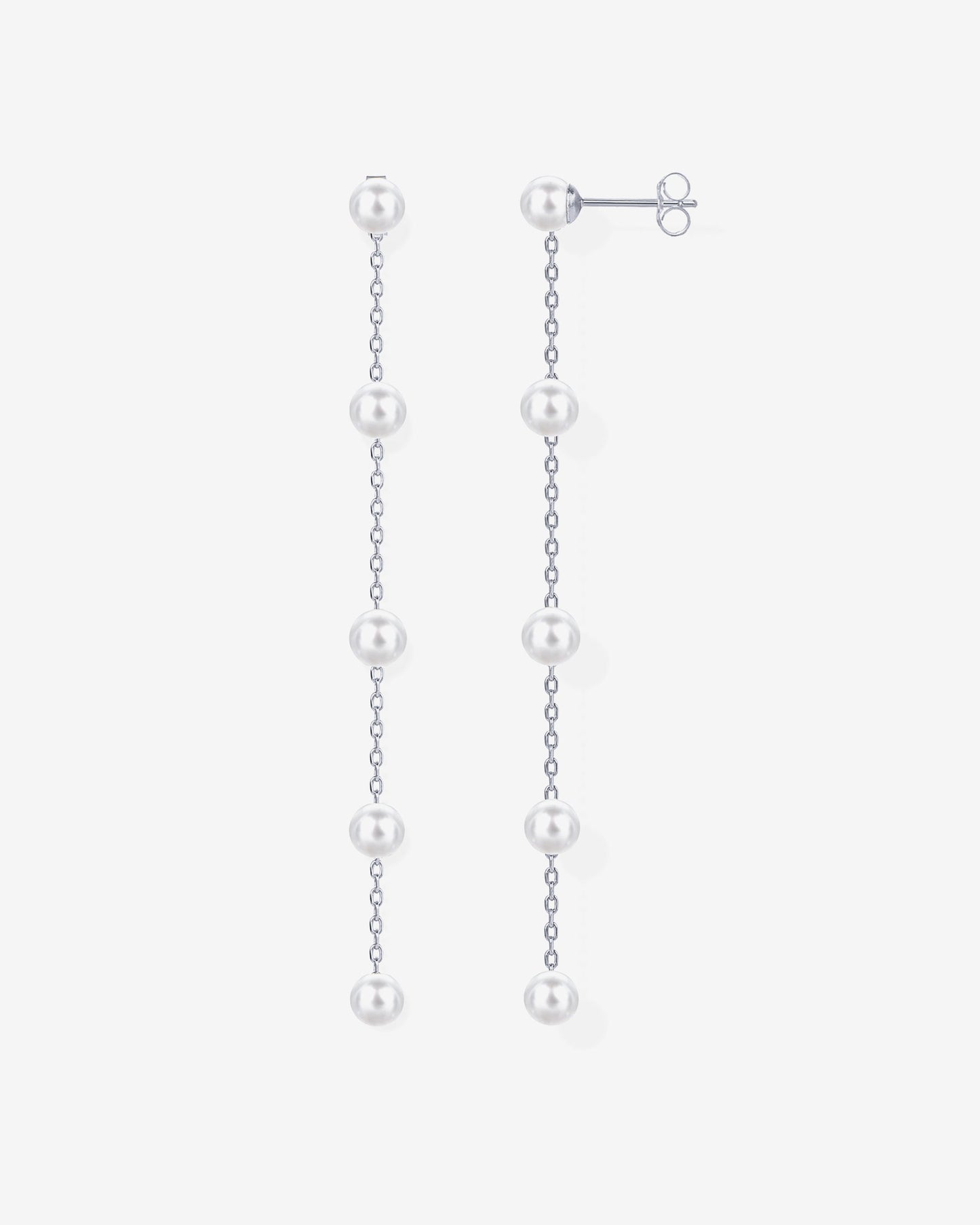 Multi Pearl Drop Earrings