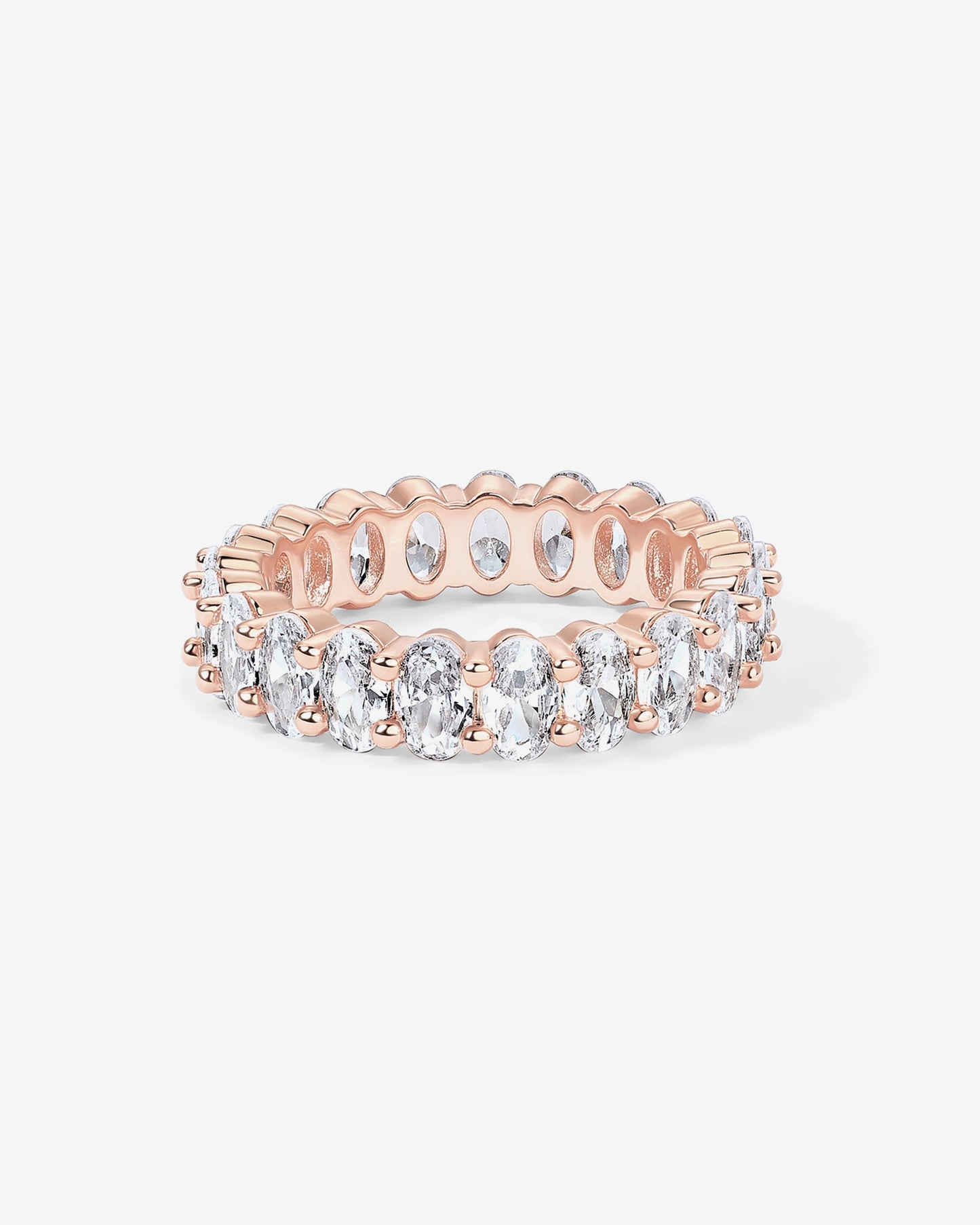 Oval Eternity Band