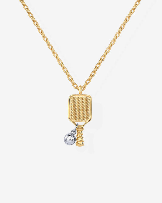 Pickleball Pendant Necklace
