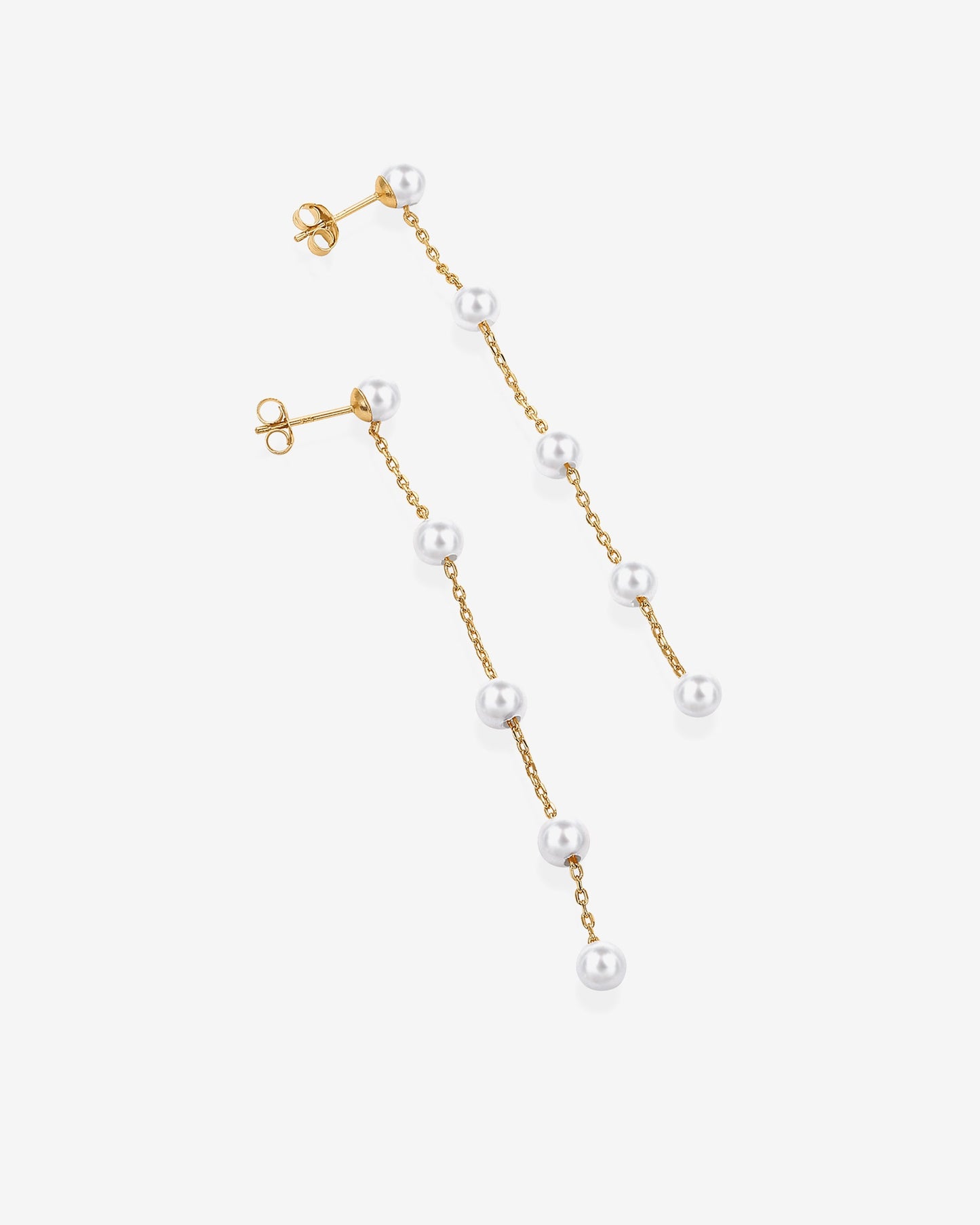 Multi Pearl Drop Earrings