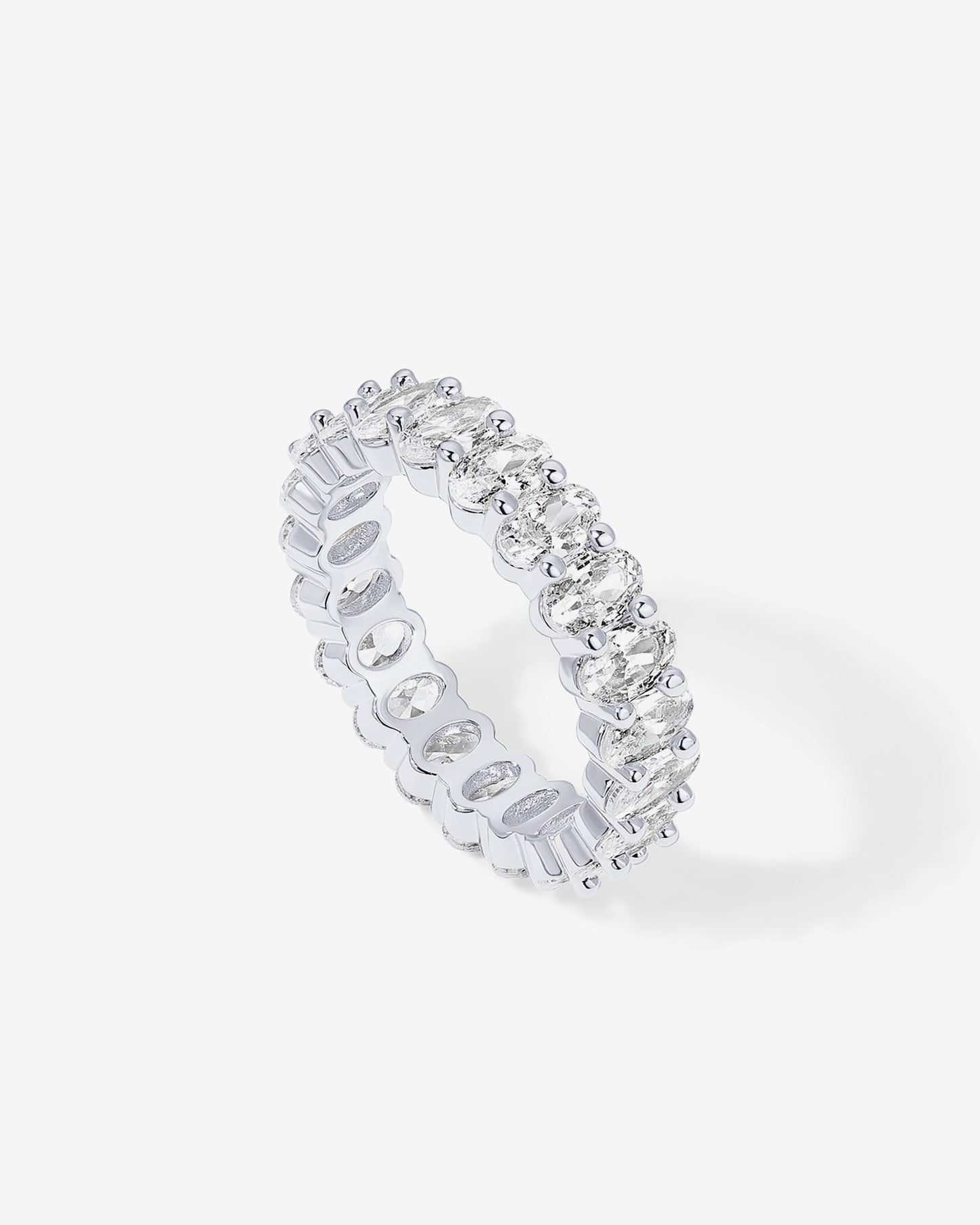 Oval Eternity Band