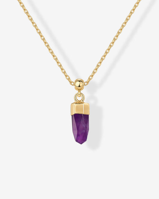 Dainty Crystal Charm Pendant Necklace