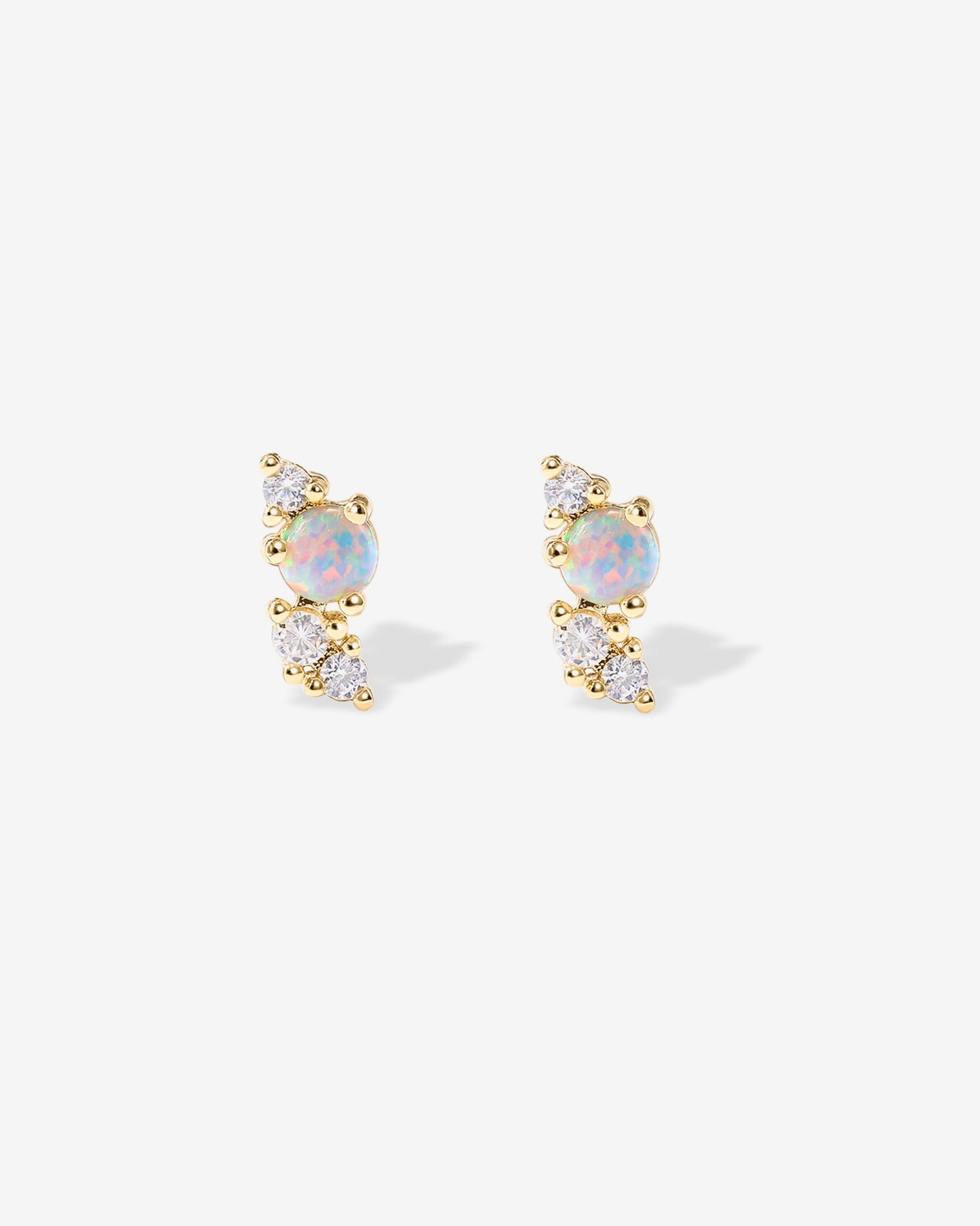 Opal Screw Back Studs