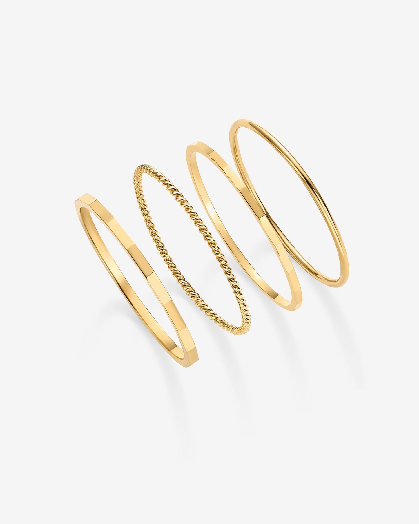 Minimalist Stacking Ring Set