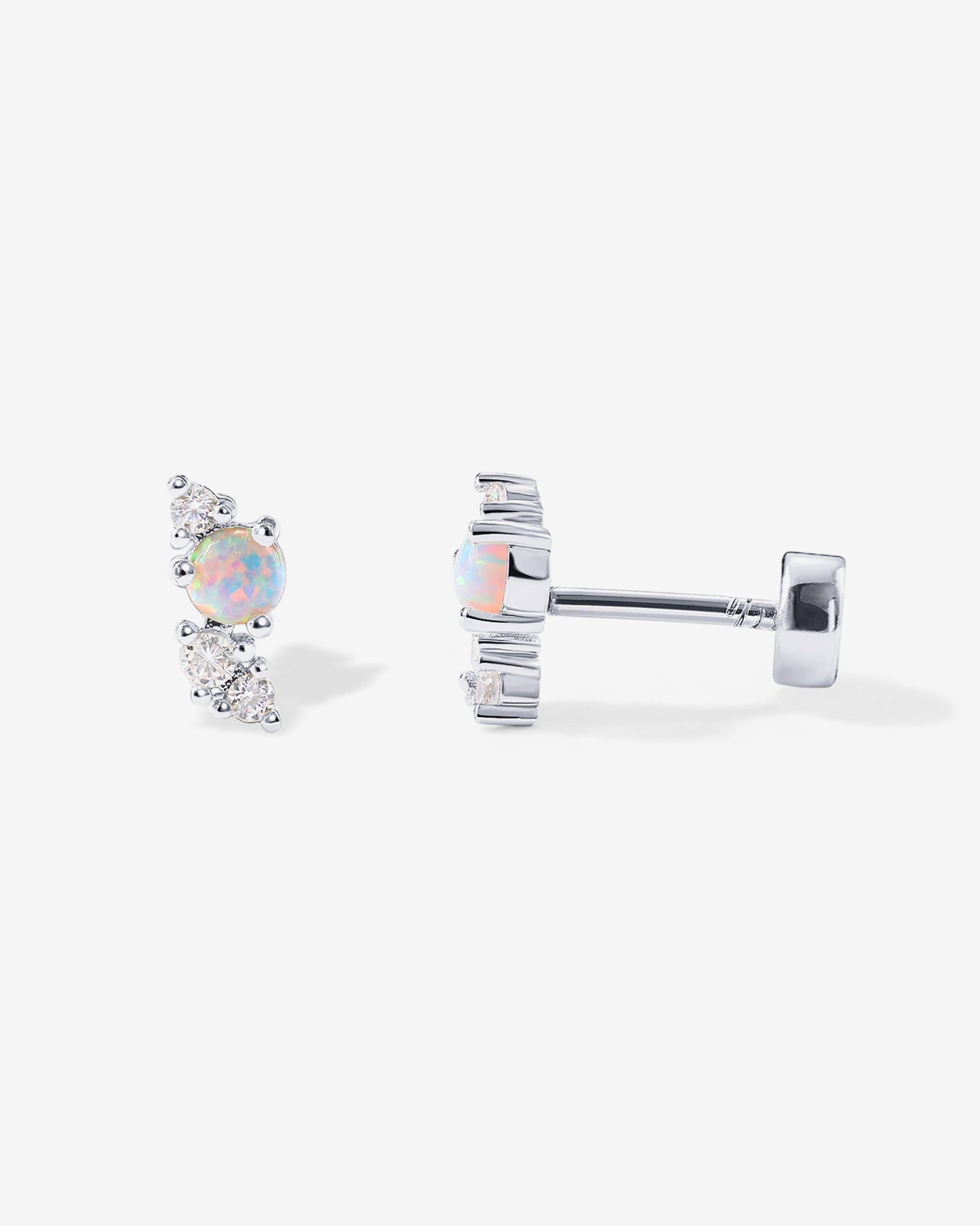 Opal Screw Back Studs