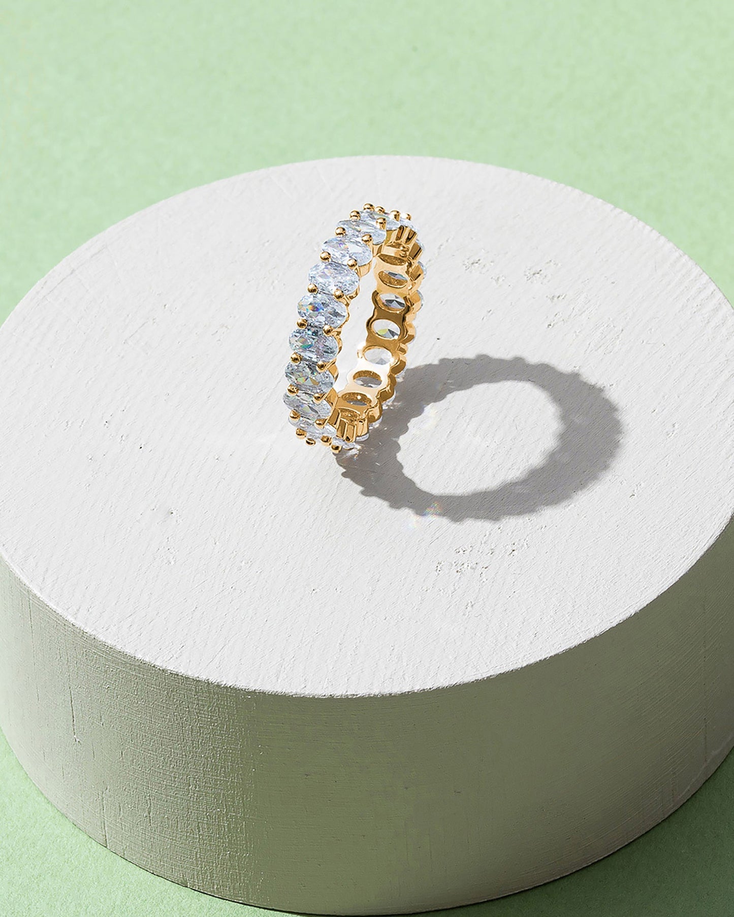 Oval Eternity Band