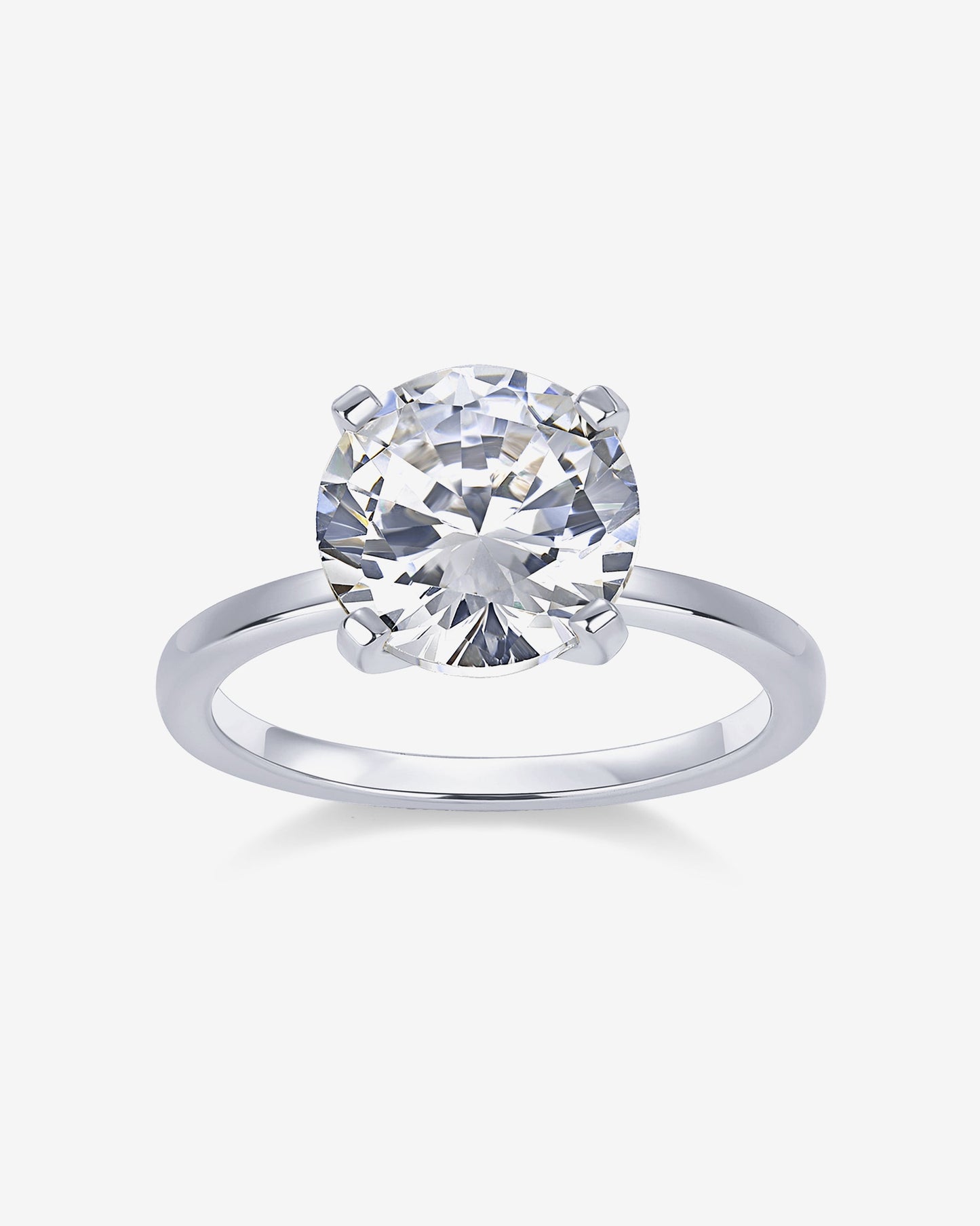 Round Solitaire Engagement Ring