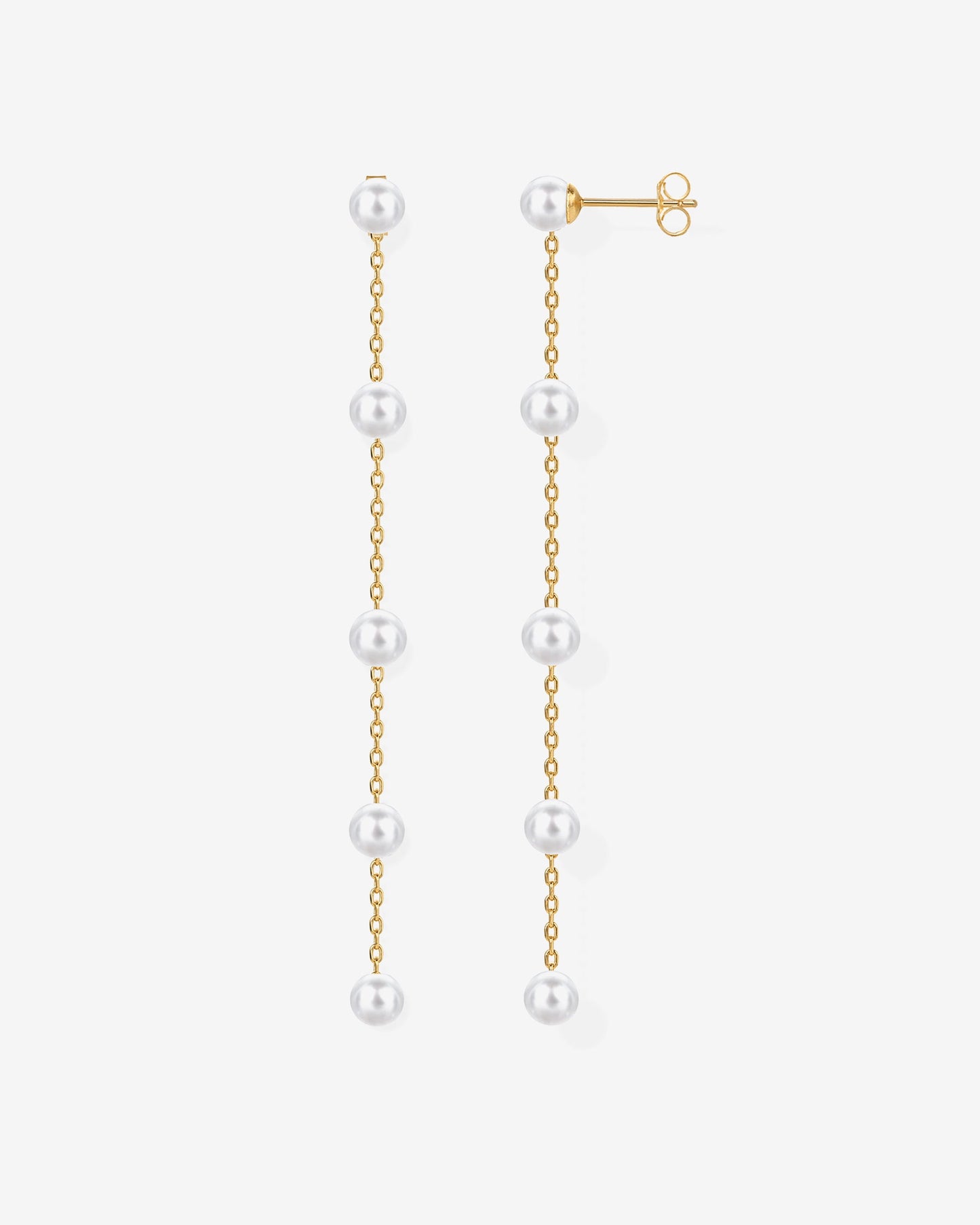 Multi Pearl Drop Earrings