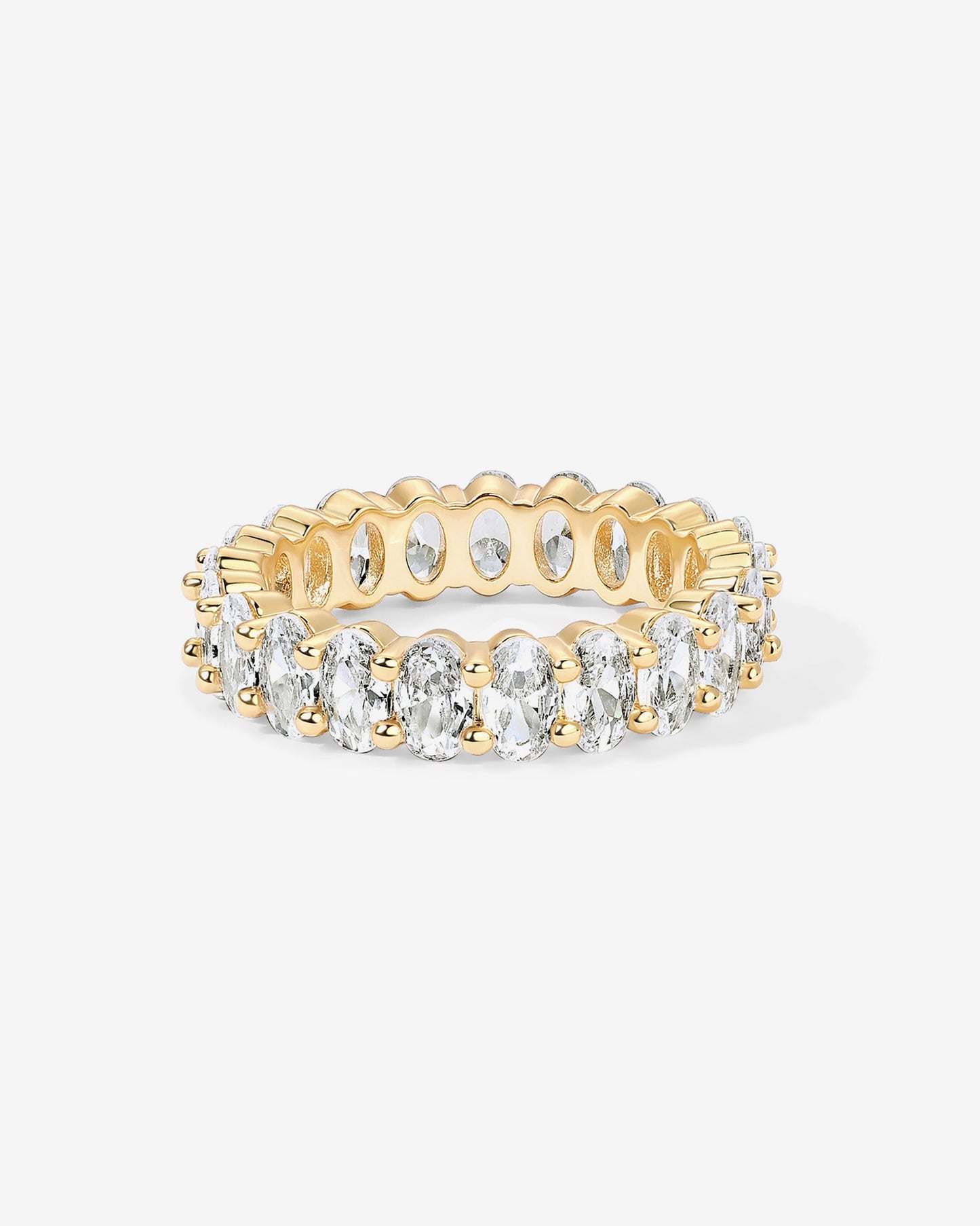 Oval Eternity Band