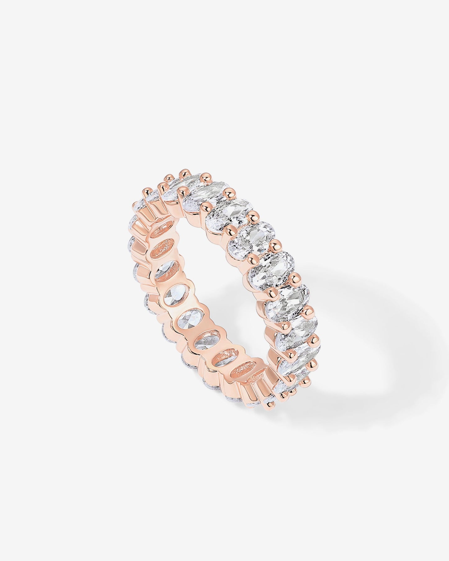 Oval Eternity Band