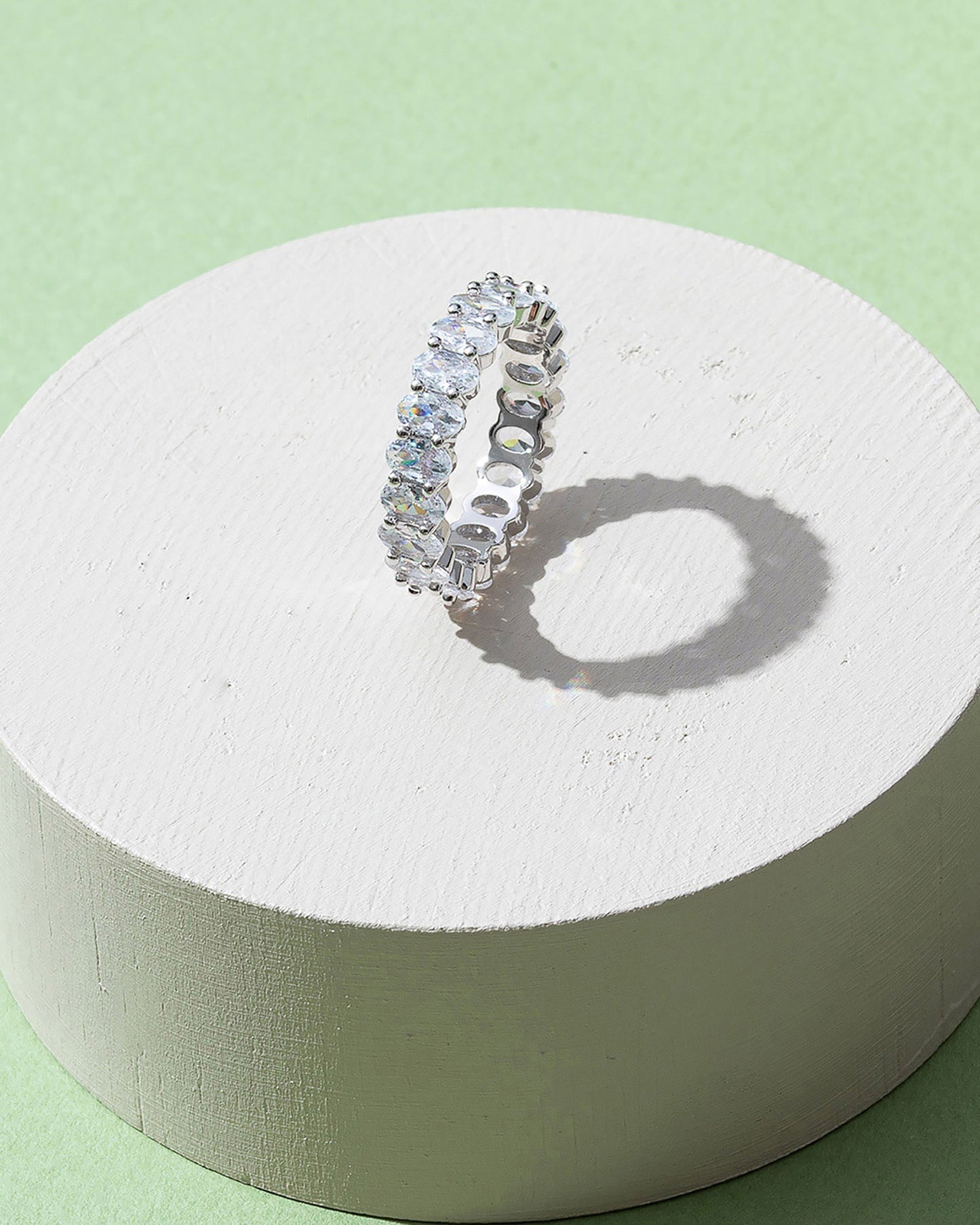 Oval Eternity Band