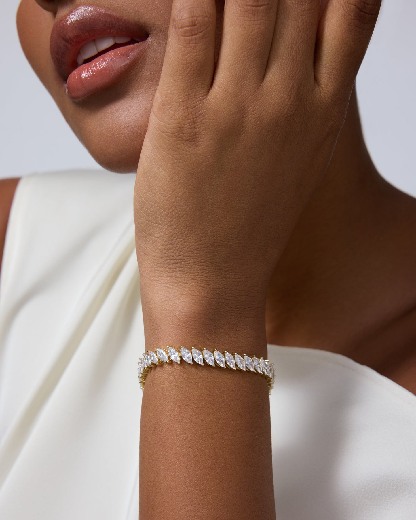 Marquise Cut Tennis Bracelet