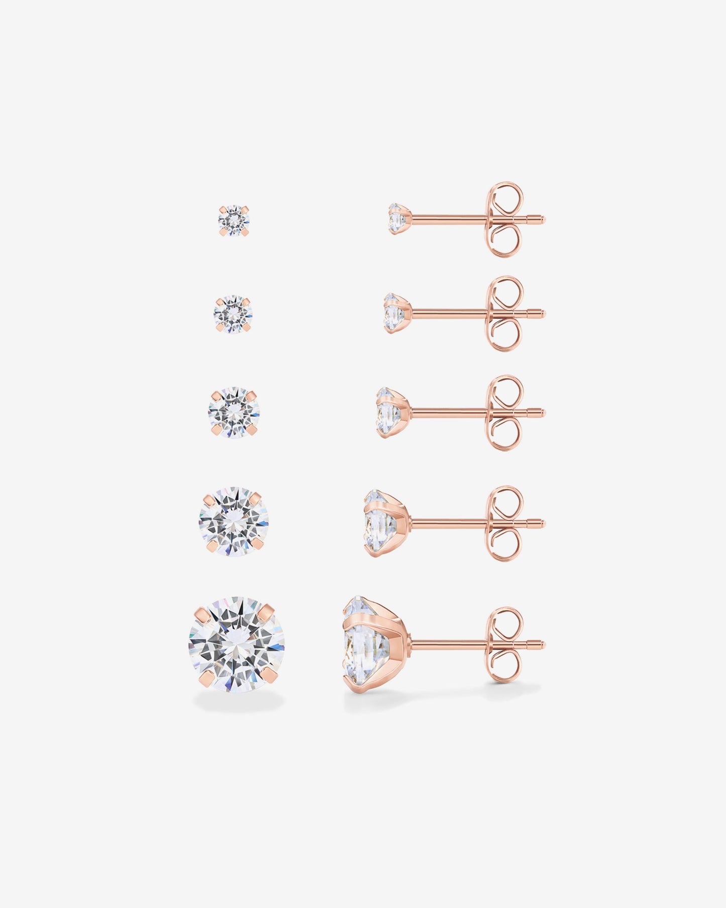 Five Pairs Stud Earring Pack