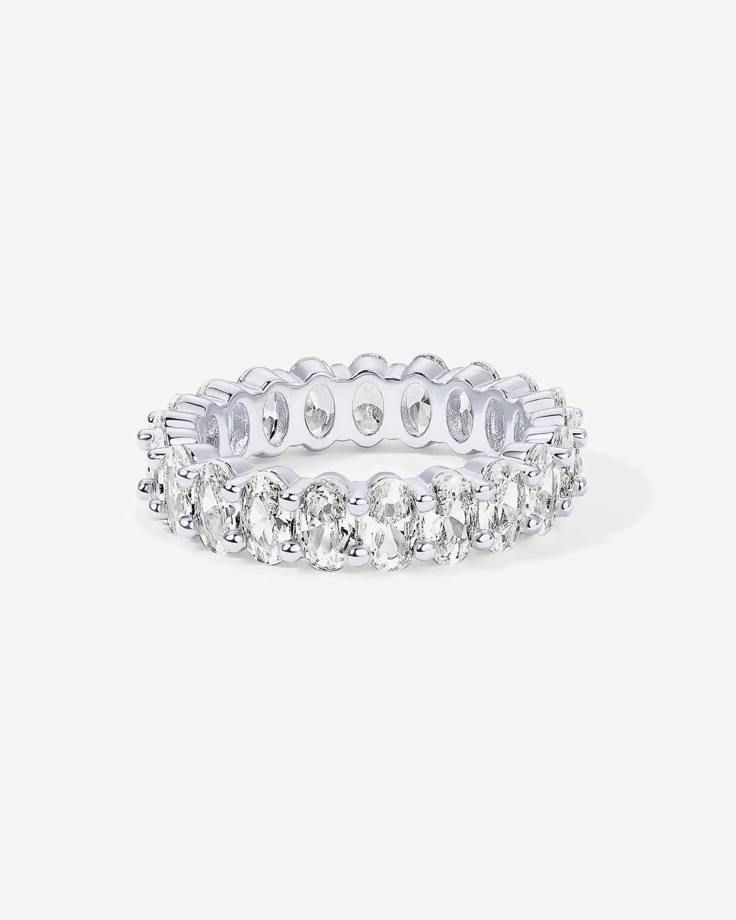 Oval Eternity Band