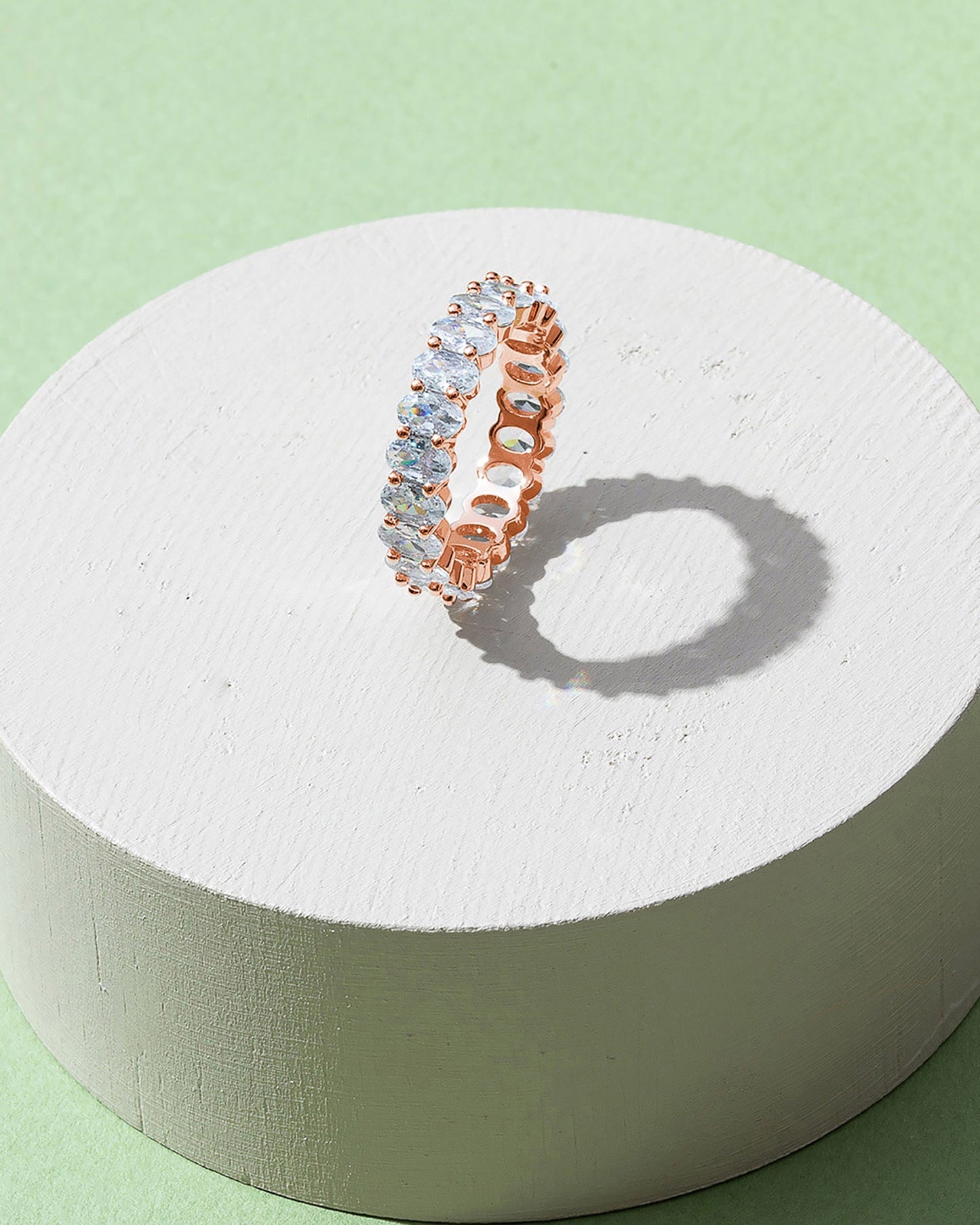 Oval Eternity Band
