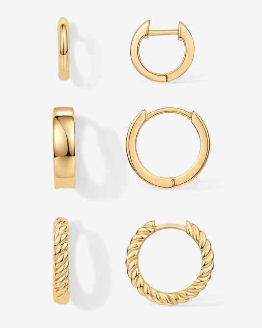 Oasis Huggie Earring Pack