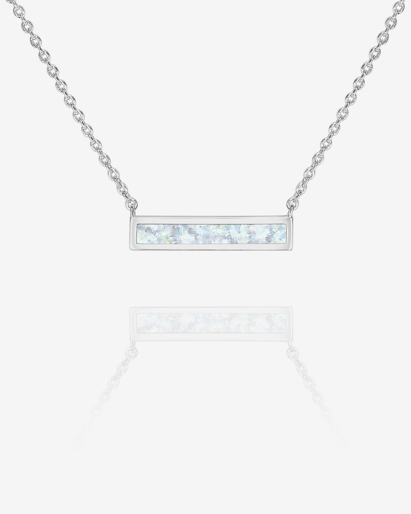 Opal Bar Necklace