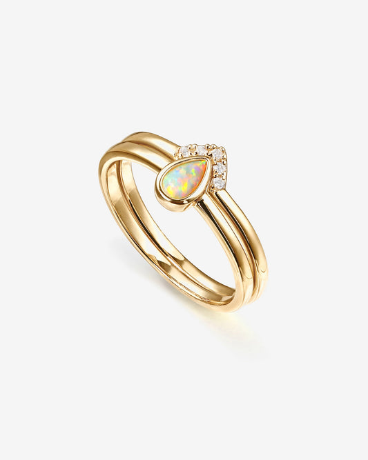 Opal Stacking Ring