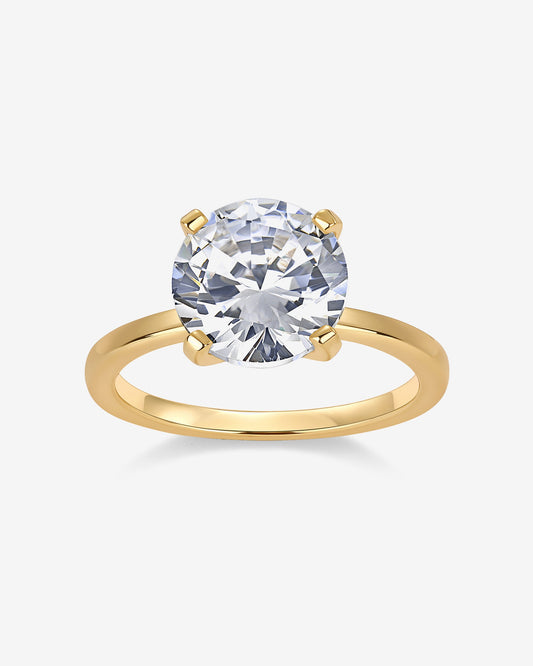 Round Solitaire Engagement Ring